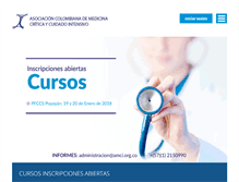 Tablet Screenshot of amci.org.co